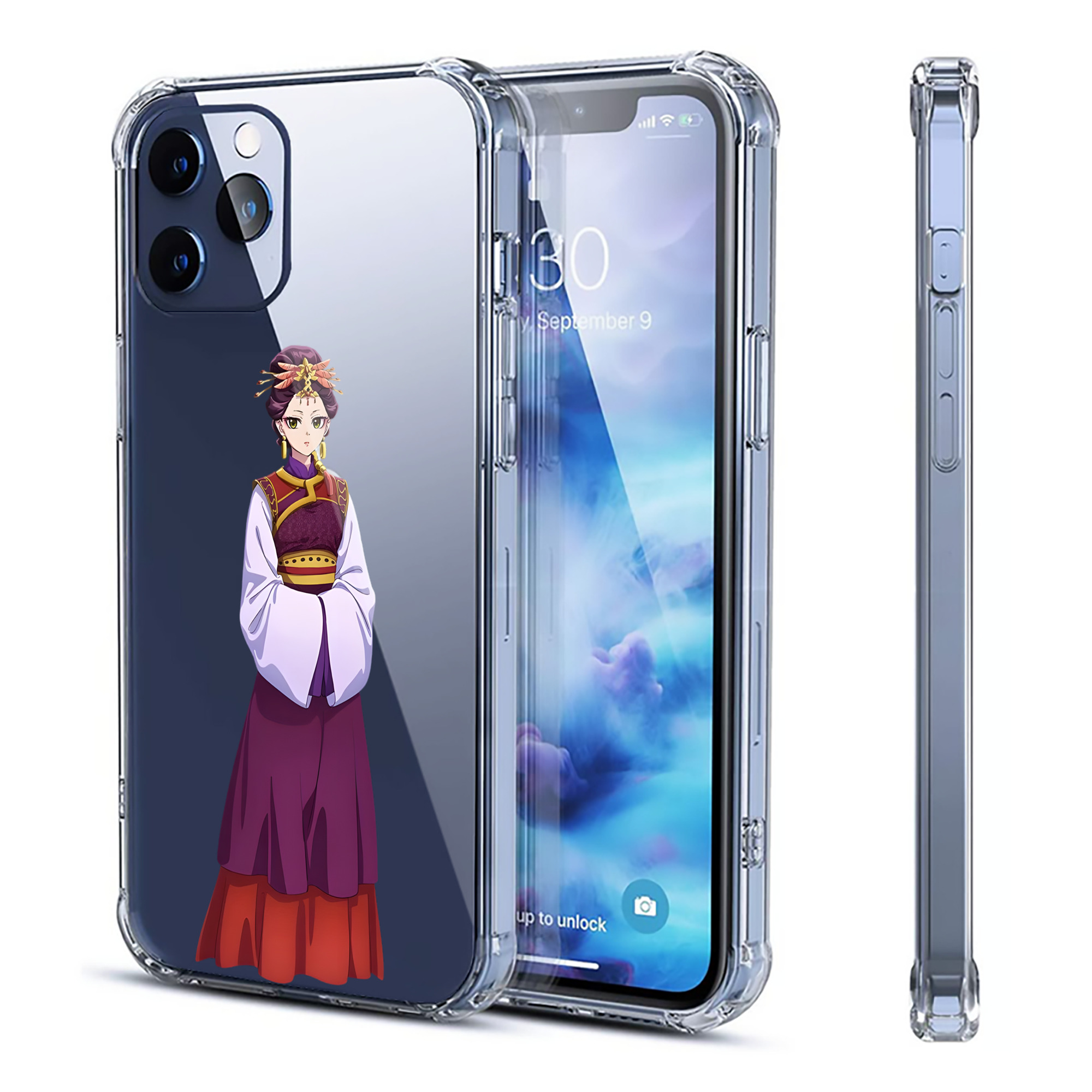 （画像用） 薬屋のひとりごと The Apothecary Diaries 【iPhone 12シリーズ対応】透明スマホケース（クリアソフトケース）